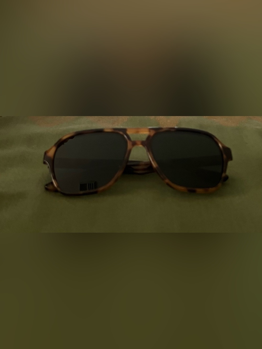 Woman’s Tortoiseshell Aviator Sunglasses - Dark Lenses